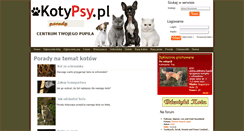 Desktop Screenshot of porady.kotypsy.pl