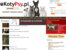 Tablet Screenshot of porady.kotypsy.pl