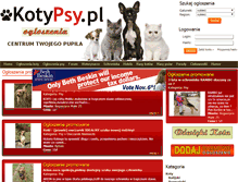 Tablet Screenshot of ogloszenia.kotypsy.pl