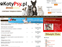 Tablet Screenshot of forum.kotypsy.pl